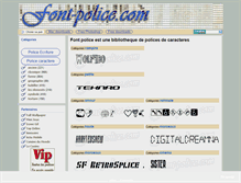 Tablet Screenshot of font-police.com